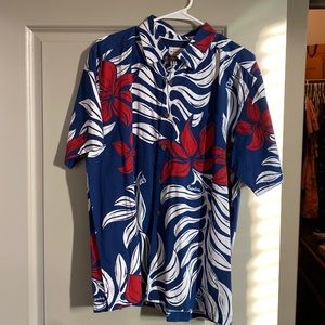 Quicksilver - Mens Hawaiian shirt/ Waterman Collection